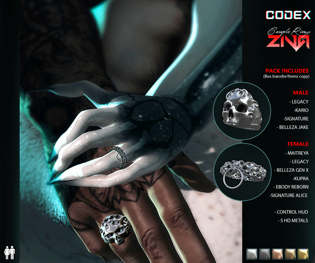 CODEX_Ziva Rings (Rez to unpack)