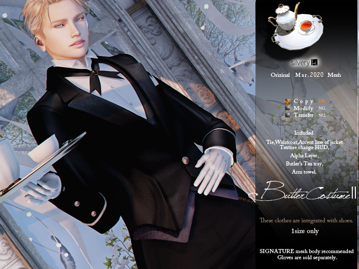 *:..Silvery K..:*Butler costume2(For men)
