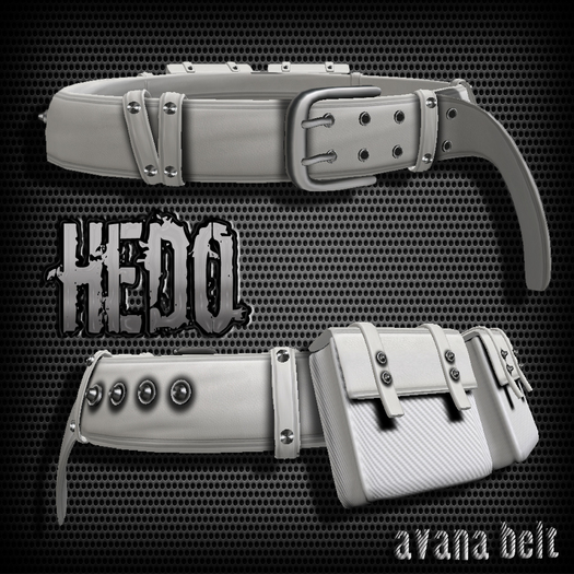 BELT AVANA WHITE (boxed)