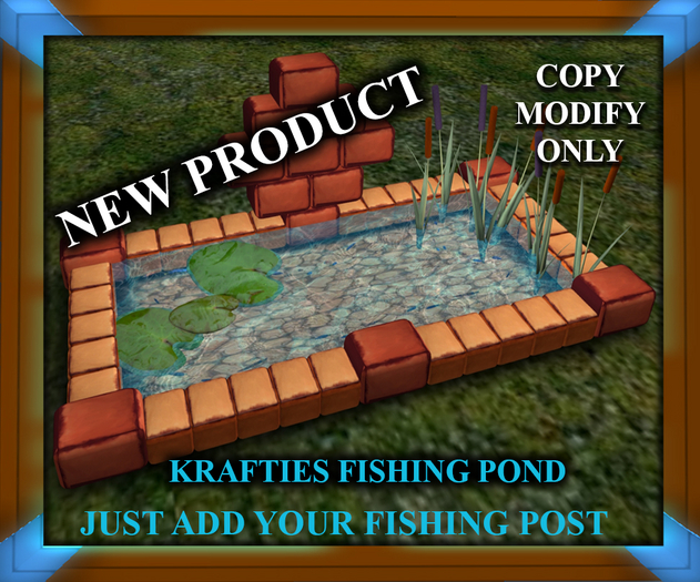 fishing post pond 2 (orange)