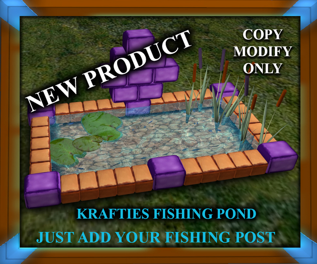 fishing post pond 2 (purple)