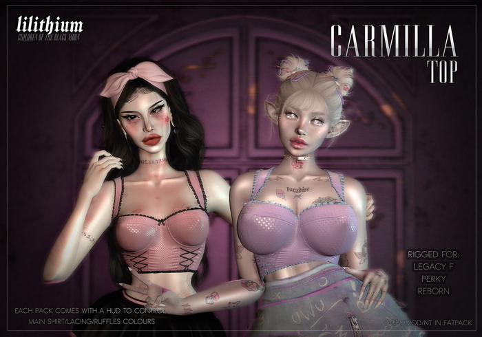 LILITHIUM - Carmilla Top [FATPACK]