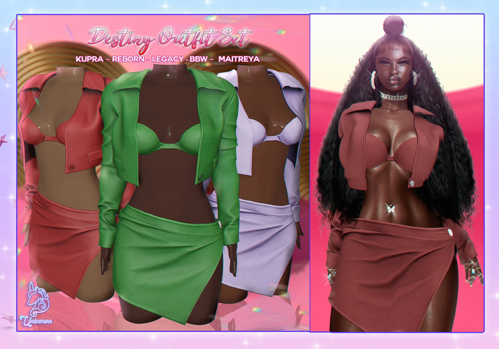 #UNIVERSA - Destiny Skirt Set - FATPACK