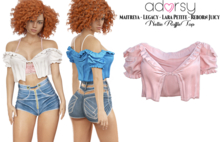 adorsy - Nellie Ruffle Top Soft Pink - Maitreya/Legacy-Nerido/Lara Petite/Reborn-Juicy