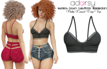 Top Nellie Top- Maitreya Top Legacy Top Nerido Top Lara Petite Shorts Reborn Top Juicy Top