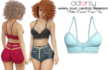 adorsy - Nellie Top Light Blue - Maitreya/Legacy-Nerido/Lara Petite/Reborn-Juicy