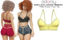 adorsy - Nellie Top Yellow - Maitreya/Legacy-Nerido/Lara Petite/Reborn-Juicy