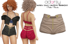 adorsy - Nellie Shorts Brown - Maitreya/Legacy-Nerido/Lara Petite/Reborn-Juicy