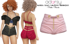 adorsy - Nellie Shorts Soft Pink - Maitreya/Legacy-Nerido/Lara Petite/Reborn-Juicy