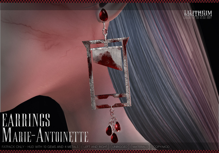 LILITHIUM - Marie-Antoinette Earrings [FATPACK]