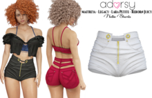 adorsy - Nellie Shorts White - Maitreya/Legacy-Nerido/Lara Petite/Reborn-Juicy