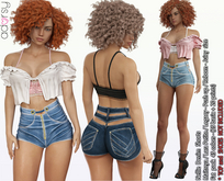 adorsy - Nellie Denim Shorts Fatpack - Maitreya/Legacy-Nerido/Lara Petite/Reborn-Juicy