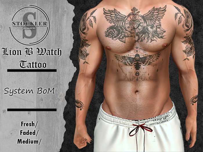 [S] .: Lion B Watch Tattoo :.