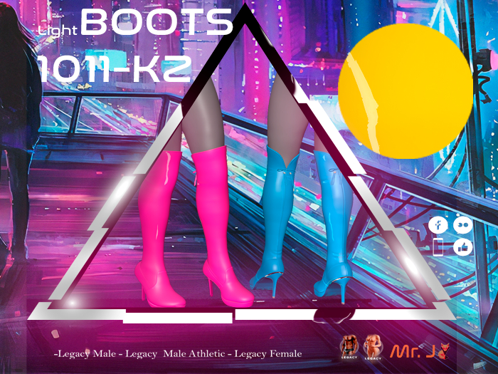 # Mr. J - Boots - 1011-Kz Yellow addme