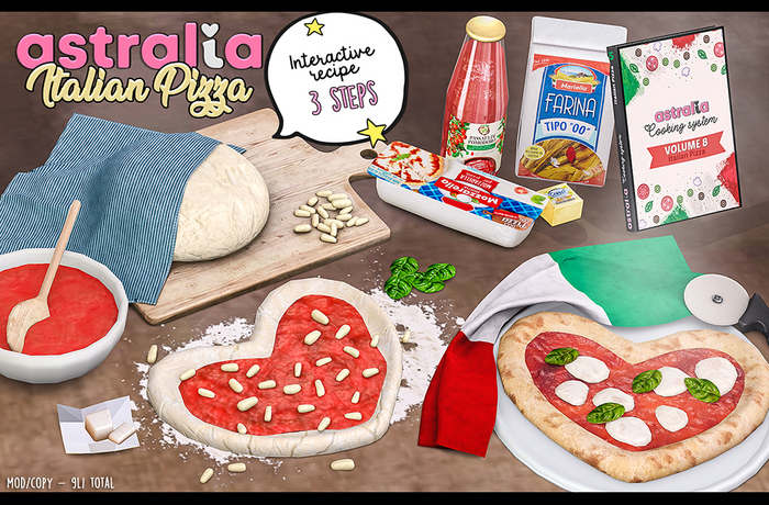 Astralia - Italian Pizza Interactive Recipe