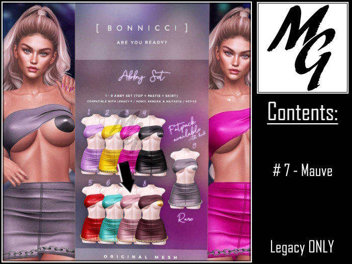 7. BONNICCI - Abby Set - Mauve (Legacy)