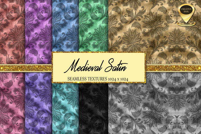 Creative Idol Medieval Satin 10 Seamless Textures