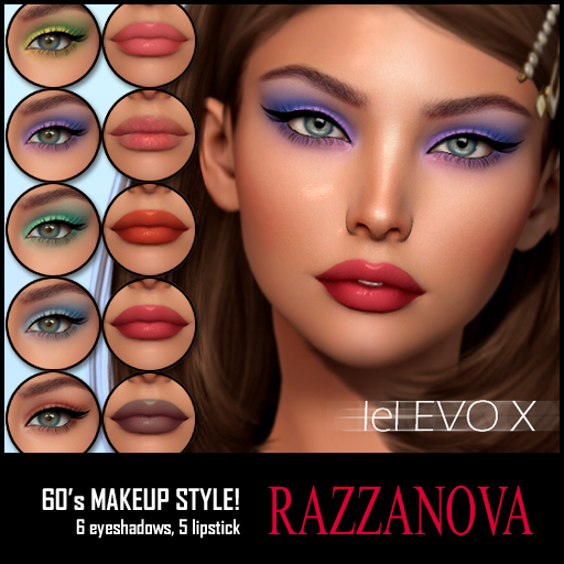 EvoX MakeUp - The 60's Makeup Style - Eyeshadows and Lipsticks