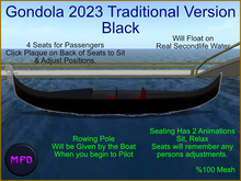 MPD Gondola Traditional - Black 2023