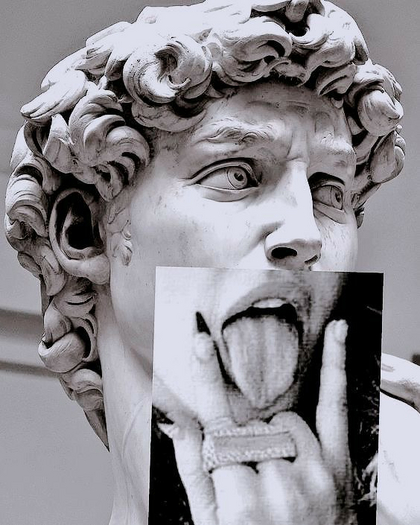 "rock david" wall art