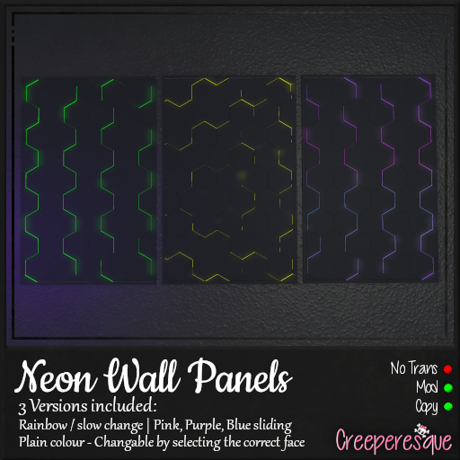 Creeperesque - Neon Panels 1 