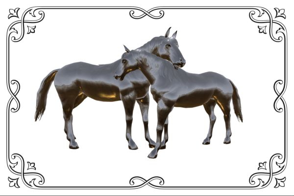 Horses Entwined