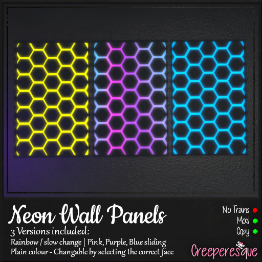 Creeperesque - Neon Panels 2