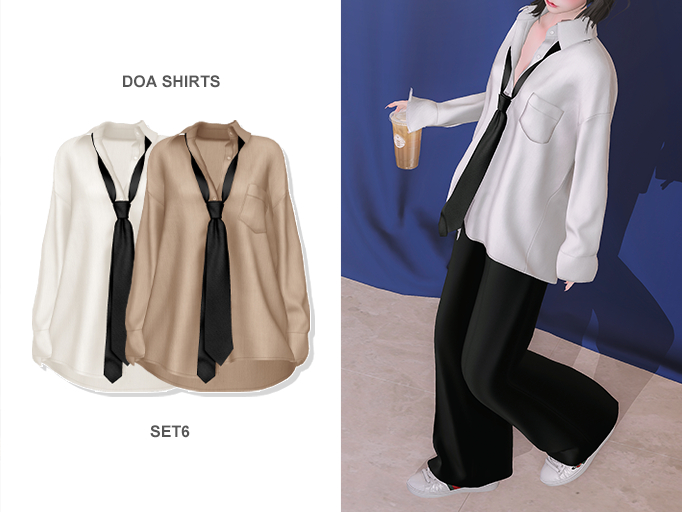 cheezu. doa shirts : set6