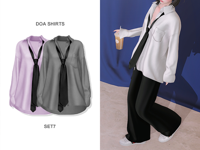 cheezu. doa shirts : set7