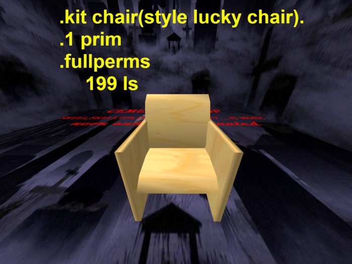 Kit Chair(style lucky chair)(box)