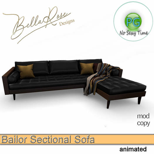[BR] Bailor Sectional Sofa PG