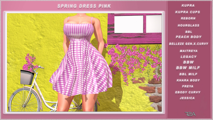 R2A-Spring Dress Pink