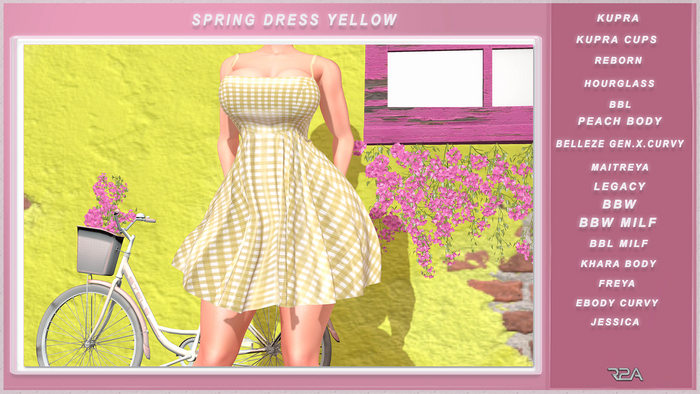 R2A-Spring Dress Yellow