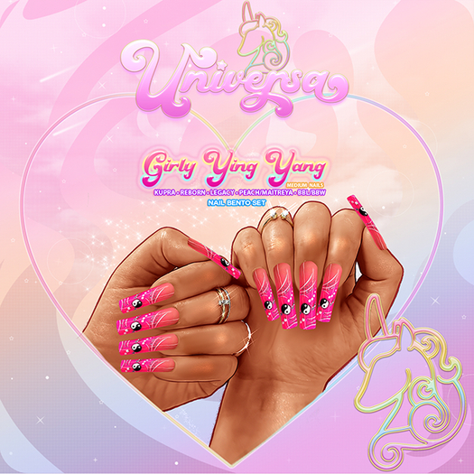 #UNIVERSA - Girly Ying Yang Bento Set
