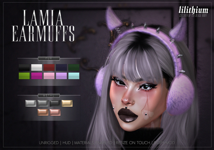 LILITHIUM - Lamia Earmuffs