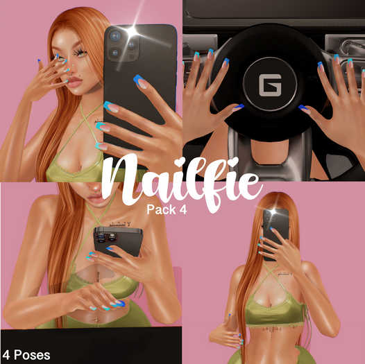 Grippa Poses:: Nailfie Pose Pack 4