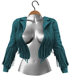 RIOT / Beth Fringe Jacket - Nautical