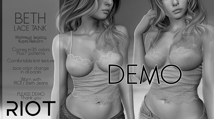 RIOT / Beth Tank Top - Demo