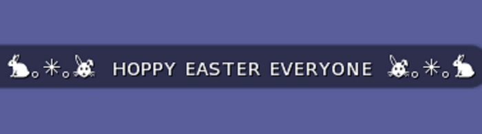 :: MG ::  Hoppy Easter Everyone - Male Gesture (with Sound)
