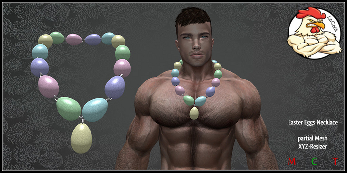 LeCock - Easter Eggs Necklace