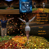 Fun in Autumn leaf pile for 2-Box LI=5