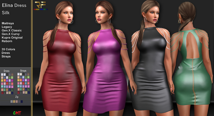 R.F. - ELINA Dress - With Driven Hud 