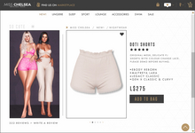 .miss chelsea. Doti Shorts Creme