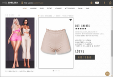 .miss chelsea. Doti Shorts Nude