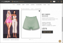 .miss chelsea. Doti Shorts Sage