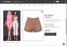 .miss chelsea. Doti Shorts Tan