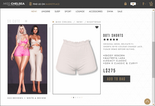 .miss chelsea. Doti Shorts White