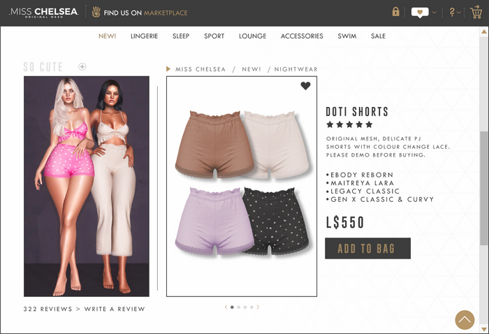 .miss chelsea. Doti Shorts Colour Pack 4