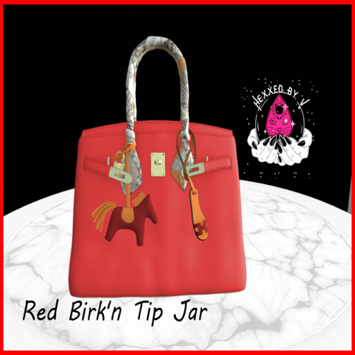 Red Birk Tip Jar