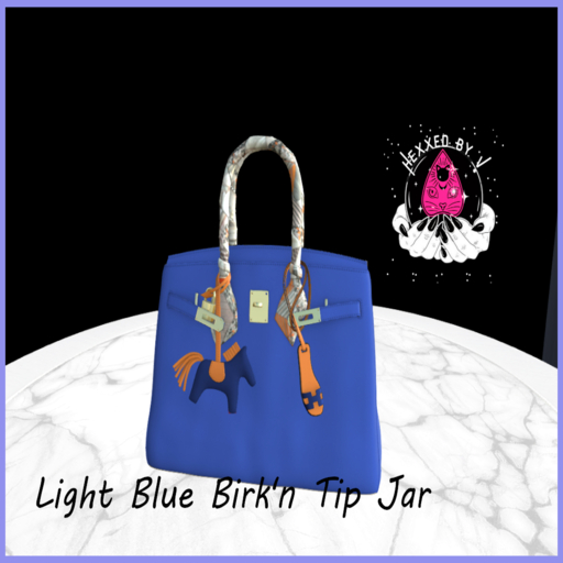 Light Blue Birk Tip Jar